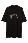 Rick Owens Tommy T Porterville T-shirt In Black