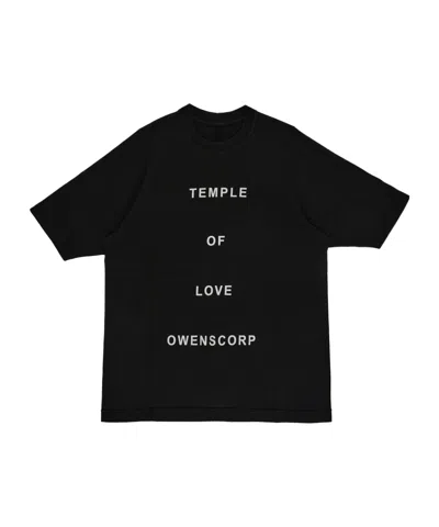 Rick Owens Jumbo Printed T-shirt In Black