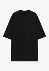 Rick Owens Jumbo Short-sleeved T-shirt In Black