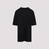 Rick Owens Relaxed Fit Oversized T-shirt With Classic Crew Neckline In Black
