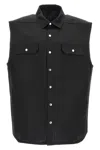 Rick Owens Jumbo Sleeveless Linen Shirt