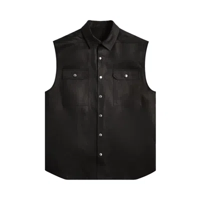 Pre-owned Rick Owens Jumbo Sleeveless Outershirt 'black' | Men's Size 48