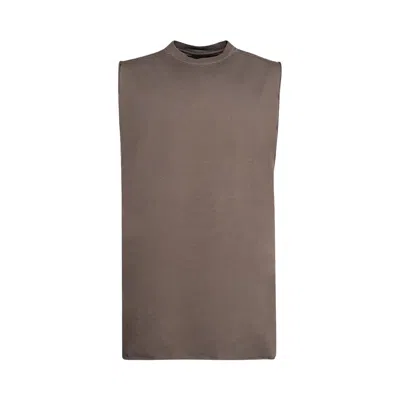 Pre-owned Rick Owens Jumbo Sleeveless Tee 'dust' | Grey | Men's Size Xl In Gray