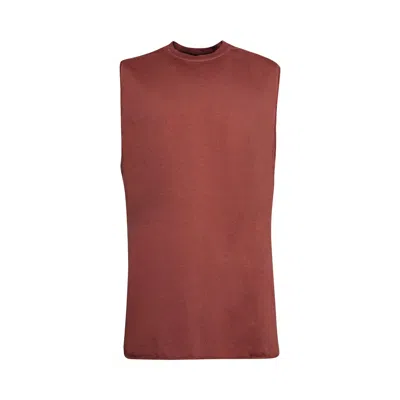 Pre-owned Rick Owens Jumbo Sleeveless Tee 'rosewood' | Pink | Men's Size S