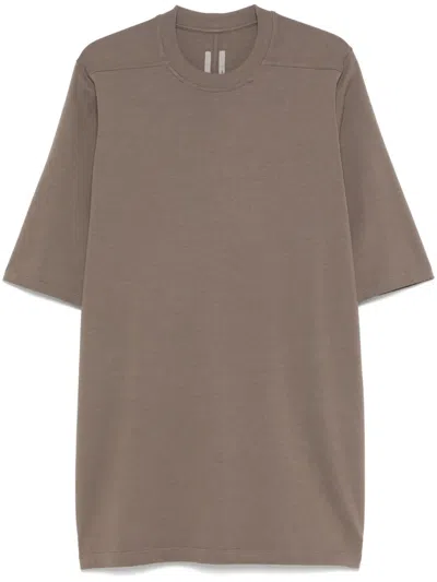 Rick Owens Jumbo Ss T-shirt In Grey