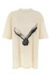 Rick Owens Relaxed Fit Graphic Print T-shirt With Nude Background