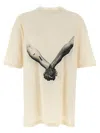 Rick Owens Relaxed Fit Graphic Print T-shirt With Nude Background
