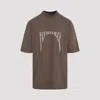Rick Owens Tommy T Porterville T-shirt In Dust Pearl