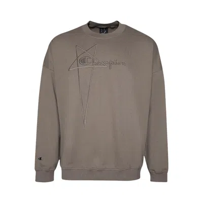 Pre-owned Rick Owens Jumbo Sweat 'dust' | Tan | Men's Size Xxl