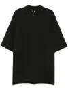Rick Owens Tommy T Cotton Jersey T-shirt In Black
