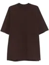 Rick Owens Jumbo T-shirt In Brown