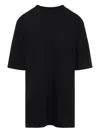 Rick Owens Relaxed Fit Oversized T-shirt With Classic Crew Neckline