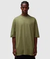 Rick Owens Jumbo T-shirt In Sage