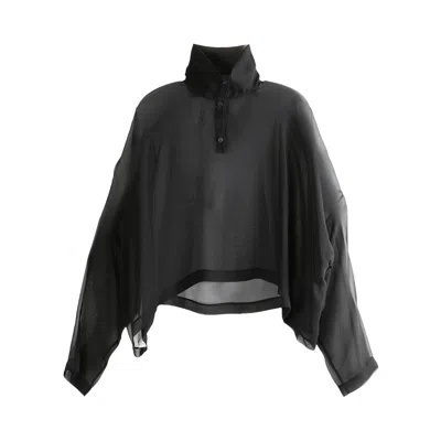 Pre-owned Rick Owens Jumbo Tabard Cropped T-shirt 'black' | Women's Size Onesize