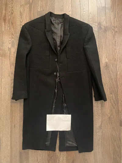 Pre-owned Rick Owens Jumbo Tatlin Coat In Black | ModeSens