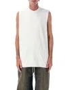 Rick Owens Cotton Sleeveless Top In White