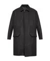 Rick Owens Jumbo Virgin Wool Single-breasted Coat In Black