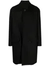 Rick Owens Jumbo Virgin Wool Single-breasted Coat In Brown