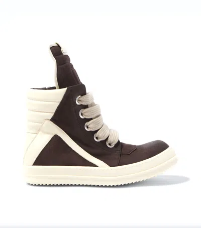 Rick Owens Jumbolace Geobasket In Black