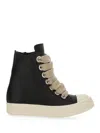 Rick Owens Lace-up High-top Rubber Sole Sneaker