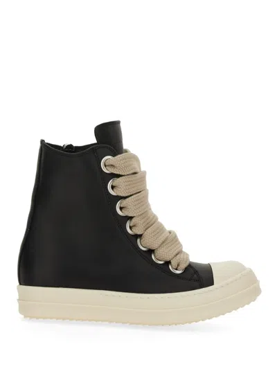 Rick Owens Jumbolace Leather Sneakers