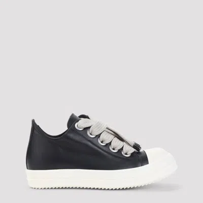 Rick Owens Jumbolace Low Leather Sneakers In Multi