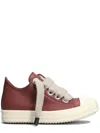Rick Owens Jumbolaced Low-top Sneakers In Animal Print