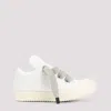 Rick Owens Jumbolace Low Sneakers In Milk Milk Milk
