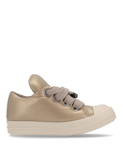 Rick Owens Jumbolace Low Sneaks In Gold