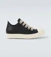 Rick Owens Jumbolace Low Sneaks Leather Sneakers