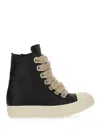Rick Owens Lace-up High-top Rubber Sole Sneaker