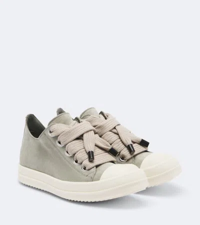 Rick Owens Jumbolace Oversized-lace Leather Sneakers In Multi