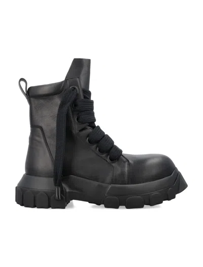 Rick Owens Jumbolaced Bozo Tractor In Black