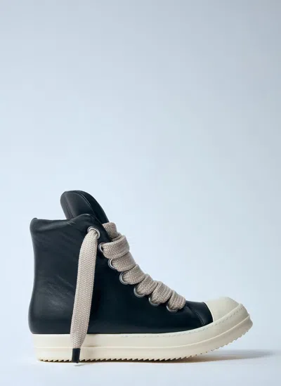 Rick Owens Jumbolaced Geobasket Sneakers In Black | ModeSens