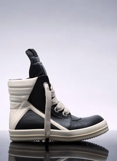 Rick Owens Jumbolaced Geobasket Trainers In 75181 Forest/milk/pe