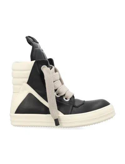 Rick Owens Jumbolaced Geobasket Woman Sneaker In Black