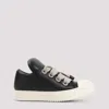 Rick Owens Hollywood Jumbolaced Sneakers In Black Milk Milk
