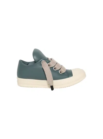 Rick Owens Jumbolaced Low Top Sneakers Mouthwash And Milk In Blue