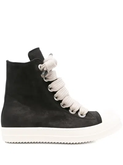 Rick Owens Jumbolaced Sneakers In Black