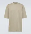 Rick Owens Jump Oversized Cotton Jersey T-shirt In Pearl