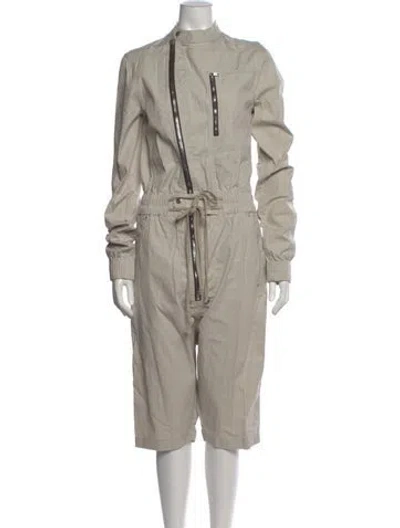Pre-owned Rick Owens Jumpsuit In Neutrals