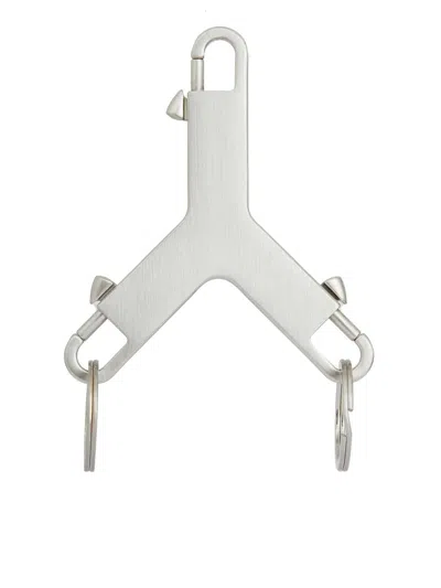 Rick Owens Keyrings In Silver