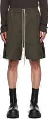Rick Owens Khaki Concordians Boxer Shorts In Green