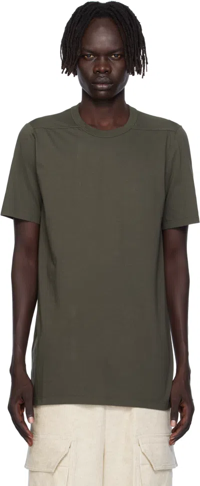 Rick Owens Khaki Concordians Level T-shirt In Multi