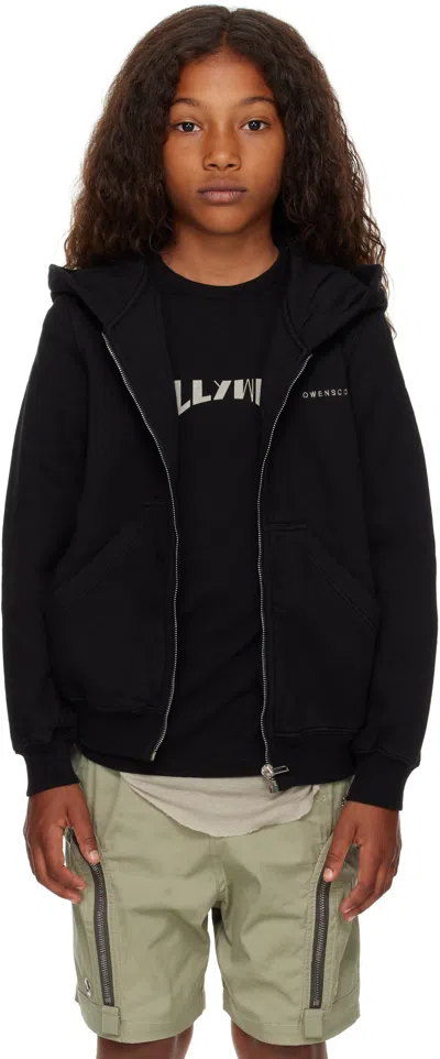 Rick Owens Kids Black Hollywood Jason's Hoodie