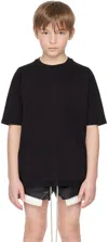 Rick Owens Kids Black Jumbo T-shirt In 09 Black