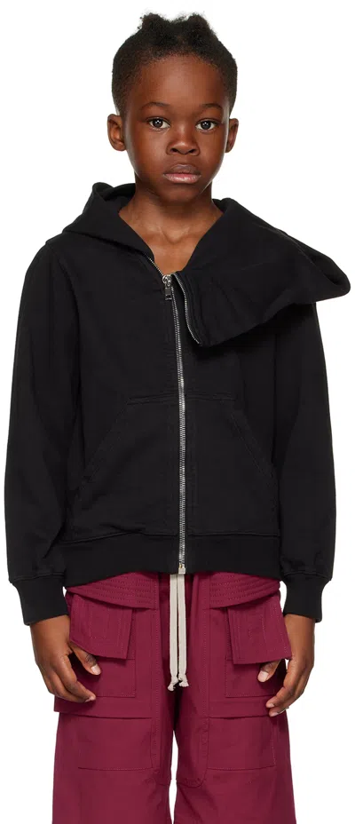 Rick Owens Kids Black Mountain Hoodie