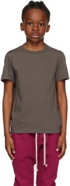 Rick Owens Kids Brown Level T-shirt In Dust
