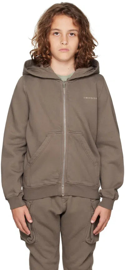 Rick Owens Kids Gray Hollywood Jason's Hoodie