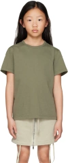 Rick Owens Kids Green Level T-shirt In Moss